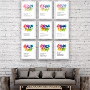 Give yourself a dose of positivity with these beautiful Positive Thoughts Posters. Make your home feel more uplifting & positive.