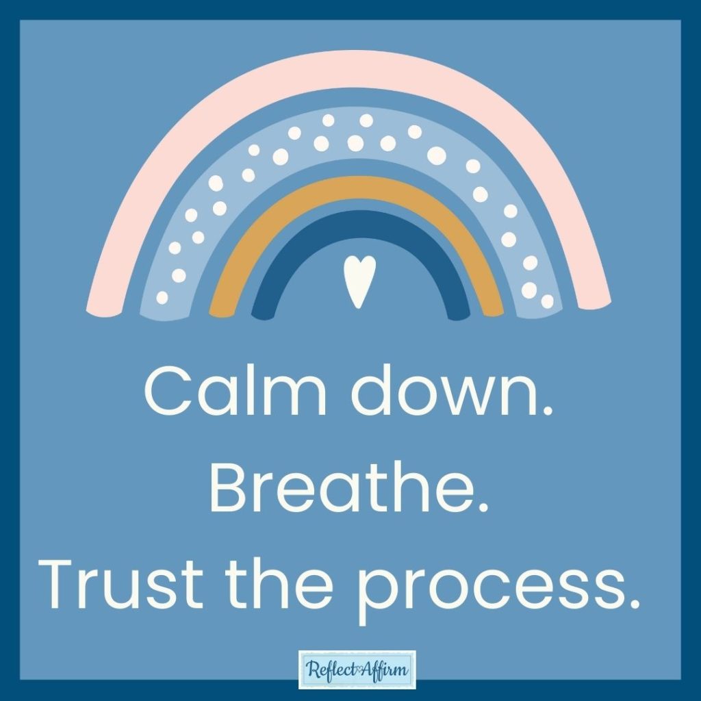 How to calm down when nervous