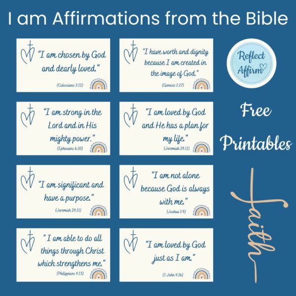 I AM AFFIRMATIONS FROM THE BIBLE - Reflect Affirm